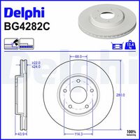 Disc frana DELPHI, Cod: BG4282C