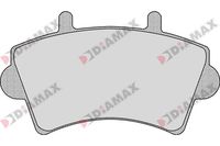 Комплект спирачно феродо, дискови спирачки N09022 DIAMAX