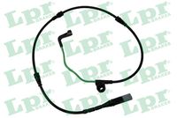 предупредителен контактен сензор, износване на накладките