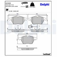 Bremsbelagsatz, Scheibenbremse