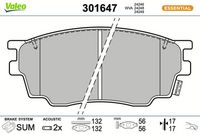 Bremsbelagsatz, Scheibenbremse