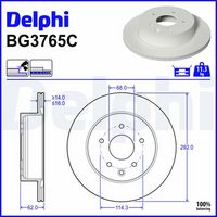 Disc frana DELPHI, Cod: BG3765C