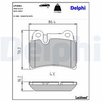Bremsbelagsatz, Scheibenbremse