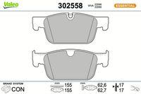 Bremsbelagsatz, Scheibenbremse