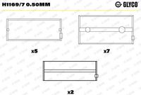 Cuzinet arbore cotit GLYCO, Cod: H1169/7 0.50mm