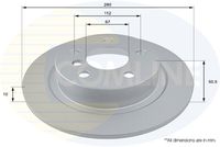 Disc frana COMLINE, Cod: ADC2801