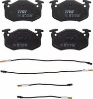 комплект спирачно феродо, дискови спирачки