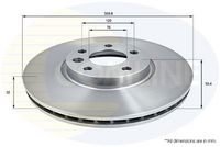 Disc frana COMLINE, Cod: ADC2610V