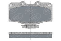 комплект спирачно феродо, дискови спирачки