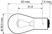 VALEO Gloeilamp, knipperlicht 2