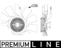 Thumbnail - Koelventilatorwiel - CFF515000P - MAHLE