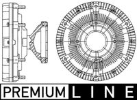 Thumbnail - Koppeling, radiateurventilator - CFC210000P - MAHLE