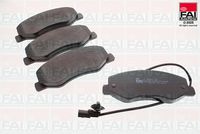 Комплект спирачно феродо, дискови спирачки BP424 FAI AutoParts