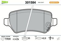 Bremsbelagsatz, Scheibenbremse