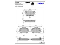 комплект спирачно феродо, дискови спирачки