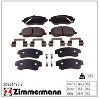 комплект спирачно феродо, дискови спирачки