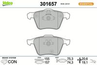 Bremsbelagsatz, Scheibenbremse