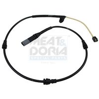 предупредителен контактен сензор, износване на накладките