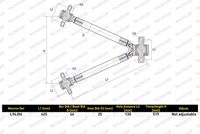 MONROE Draagarm, wielophanging 2