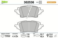Bremsbelagsatz, Scheibenbremse