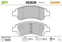 Bremsbelagsatz, Scheibenbremse