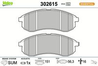 Bremsbelagsatz, Scheibenbremse