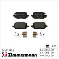 комплект спирачно феродо, дискови спирачки