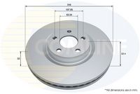 Disc frana COMLINE, Cod: ADC1289V