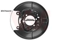 Spritzblech, Bremsscheibe