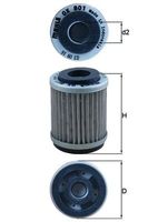 Thumbnail - Oliefilter - OX801 - KNECHT