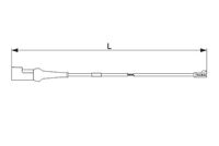 Warnkontakt, Bremsbelagverschleiß