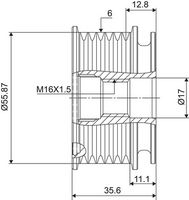 Ελεύθερη περιστροφή γεννήτριας VALEO NEW SPARE PART