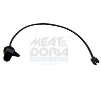 предупредителен контактен сензор, износване на накладките