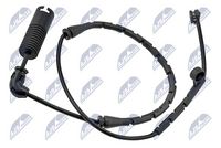 предупредителен контактен сензор, износване на накладките