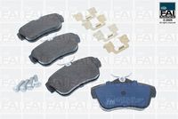 комплект спирачно феродо, дискови спирачки