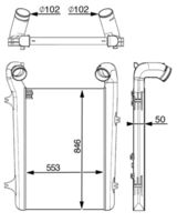 Thumbnail - Intercooler, inlaatluchtkoeler - CI93001P - MAHLE