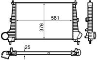 Thumbnail - Intercooler, inlaatluchtkoeler - CI300000P - MAHLE