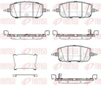 комплект спирачно феродо, дискови спирачки