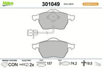 комплект спирачно феродо, дискови спирачки