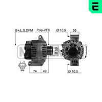 Generator / Alternator ERA, Cod: 210417