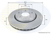 Disc frana COMLINE, Cod: ADC2324V