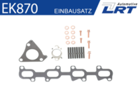 Montagesatz, Abgaskrümmer