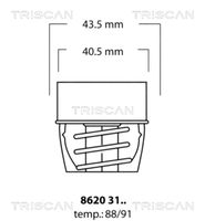 Thermostat, Kühlmittel