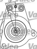 Starter VALEO, Cod: 455623