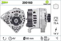 Generator / Alternator VALEO, Cod: 200160