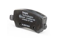 комплект спирачно феродо, дискови спирачки