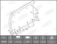 BERAL Remvoeringsset, trommelrem 2
