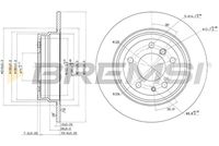 Спирачен диск CD6221S BREMSI