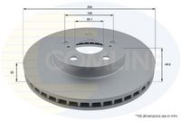 Disc frana COMLINE, Cod: ADC01148V