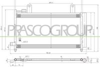 Condensator, climatizare PRASCO, Cod: FT360C003